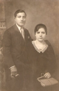 Lucera - Carapelle Carmine e Cannisa Maria nel 1930 - Foto fornita da Nicola Carapelle