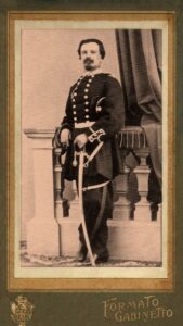 Lucera - Comandante Squadrone di Cavalleria di stanza a Lucera - Ospite dei nobili di Lucera nel 1904