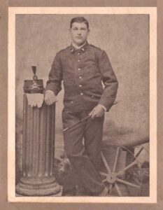 Lucera - De Troia Alessandro - Militare nel 1891 - Nonno di Armando Testa - Foto di Armando Testa