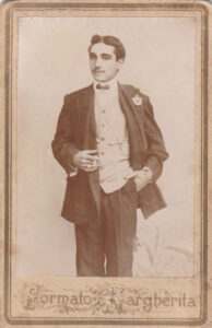Lucera - De Troia Giuseppe, nonno di De Troia Raffaella nel 1910