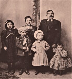 Lucera - Di Gioia con i figli nel 1910 - Foto di Tom Palermo