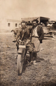 Lucera - Romice Adriano in moto nel 1930 - Foto fornita da Anna Romice