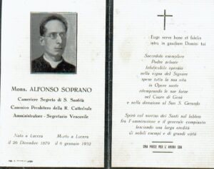 Lucera - Soprano Alfonso (1879-1932) - Foto di Pinuccio Soprano