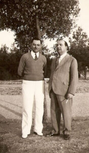 Lucera - Vitagliani Osvaldo e cognato americano Ferrante Arturo nel 1935