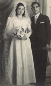 Lucera - Castellaneta Anna e Umberto Perna nel 1950