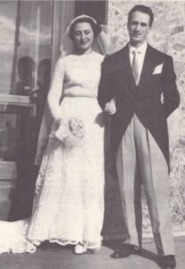 Lucera - De Peppo Marinella, figlia di Alfonso De Peppo e Guido Penta nel 1951