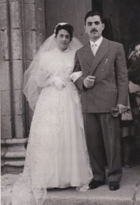 Lucera - De Troia Dott. Domenico e Grasso Maria Rosaria il 29 gennaio 1953 - Foto fornita da Anna Romice