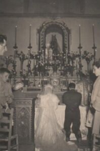 Lucera - Matrimonio miei genitori nel 1953 - Foto di Giulio Coccia