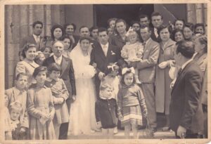 Lucera - Carapelle Nicola e Munno Carmelina, matrimonio in Cattedrale il 29 aprile 1954 - Foto di Simona Carapelle