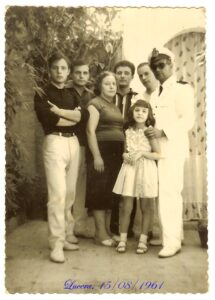 Lucera - Famiglia Tolve nel 1961 - Foto di Simone Due punto zero Cantore