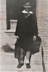 Lucera - d'Atri Francesco in vico Granata nel 1961 - Foto fornita da Francesco d'Atri
