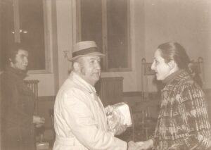 Lucera - Testa Corrado con la Signorina Petrilli. all'Opera Nuova negli anni 70
