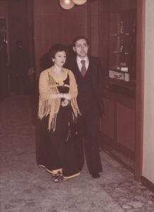 Lucera - Mainieri Nicola e Anna Romice alla Festa Pentolaccia del 1979