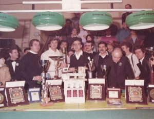 Lucera - Mainieri Nicola - Premiazione Gara di Biliardo nel 1983
