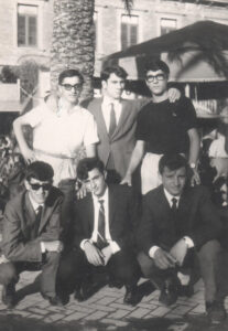 Lucera - Montanaro Lino con amici, anni 70 - Foto di Lino Montanaro