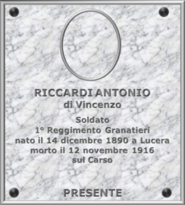 Riccardi Antonio di Vincenzo