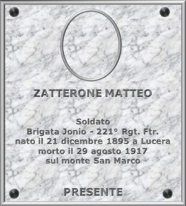 Zatterone Matteo
