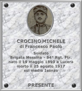 Crocino Michele di Francesco Paolo