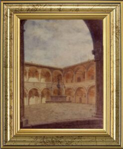 Ar Giuseppe: 1952 - Assisi - Basilica di S. Francesco, chiostro