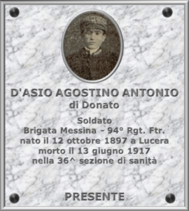 D'Asio Agostino Antonio di Donato