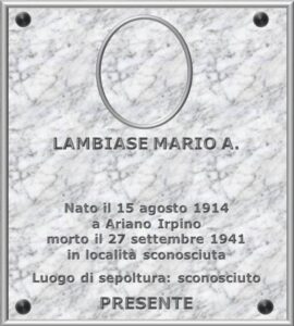 Lambiase Mario A.