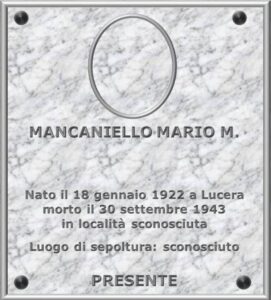 Mancaniello Mario M.
