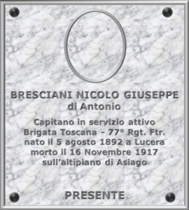 Bresciani Nicolò Giuseppe di Antonio