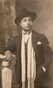 Lucera - Carapelle Carmine Suonatore di primo Corno nel 1924 - Foto fornita da Nicola Carapelle
