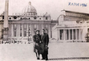 Lucera - Di Giovine Ettore e Lazzaro Vincenza, i miei genitori in viaggio di nozze 1946 - Foto di Ludovico Di Giovine