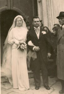 Lucera - Di Pierro Italo e Cansella Liliana - Chiesa di San Giovanni Battista 27-01-1941