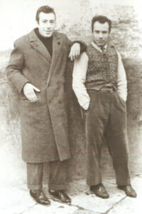 Lucera - Pellegrino Agostino ((a sx) e Granieri Antonio - Foto fornita da Antonio Granieri (anni 40)