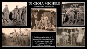 Lucera -Di Gioia Michele, dislocato in Etiopia nel 1936