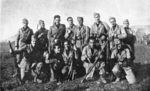 Lucera - Frattarolo Lorenzo con un gruppo di commilitoni del Battaglione Volontari 'Curtatone'- Africa Orientale -1936