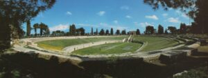 Lucera - Anni 80 - Anfiteatro romano - Foto di Mario Carrozzino