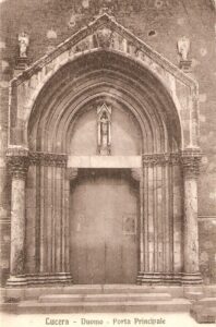 Lucera - Basilica Cattedrale 1910 - Portale