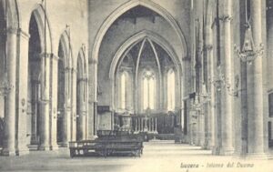 Lucera - Basilica Cattedrale 1915 - Navata centrale