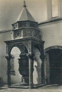 Lucera - Basilica Cattedrale 1937 - Il battistero del 1400