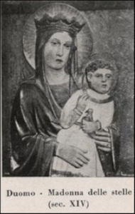 Lucera - Basilica Cattedrale 1937 - Madonna delle stelle sec. XIV