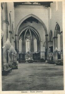 Lucera - Basilica Cattedrale 1937 - Navata centrale
