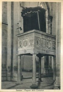 Lucera - Basilica Cattedrale 1937 - Pulpito - Sepolcro del Nobile Scassa