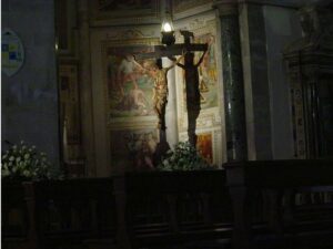 Lucera - Basilica Cattedrale 2005 - Crocifisso ligneo