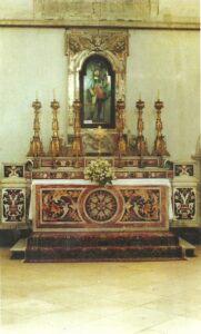 Lucera - Basilica Cattedrale anni 80 - Dal libro di Gaetano Schiraldi - Il Duomo di Lucera - 700 anni di storia - Altare San Rocco