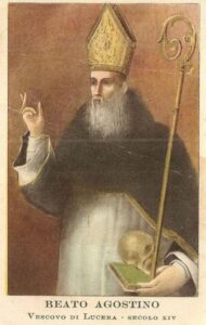Lucera - Casotti Agostino - Traù 1260 Lucera 1323 - in croato Augustin Kažotić - Vescovo di Zagabria e di Lucera