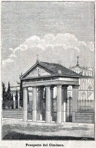 Lucera - Cimitero - Antica stampa del 1895 - Foto di Antonio Iliceto