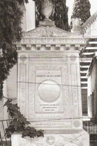 Lucera - Cimitero - Monumento sepolcrale di Giuseppe Pellegrini Cavaliere della Corona d'italia