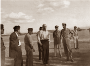Lucera - W Wilkie, Gen. Doolitle, H. Morgenthau and Atkinson