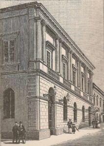 Lucera - Palazzo Mozzagrugno 1895 - Prospetto del palazzo di Città