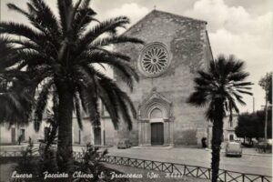 Lucera - Chiesa di San Francesco anni 60