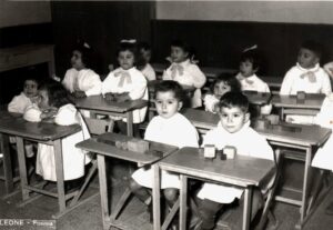 Lucera - Scuole elementari ed Asilo San Leonardo 1960 - Foto di Lino Montanaro