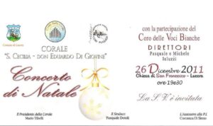 Lucera - Corale "S. Cecilia" don Eduardo Di Giovine 2011